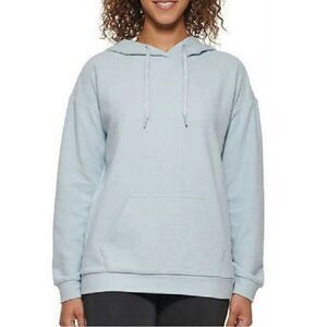 MARC NEW YORK - Ribbed Serenity Blue Hoodie